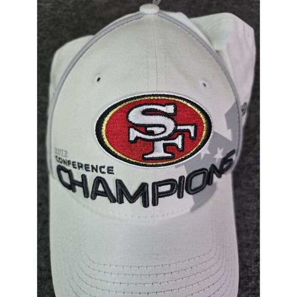 San Francisco 49ers SF Baseball Hat Cap M L Conference Champions 2012 New Era - Picture 2 of 10